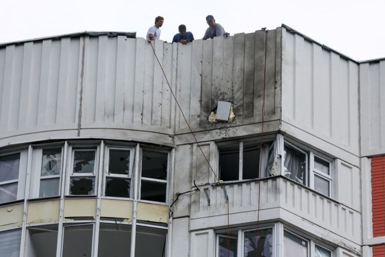 先月３０日にはモスクワにドローン攻撃が仕掛けられ、建物に軽微な損傷が発生した